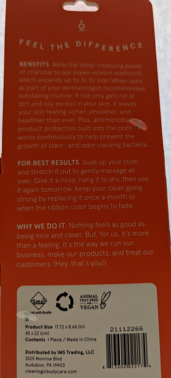 CLNLG DTX CHRCL WASHCLTH ( 1 X 1 CT   )