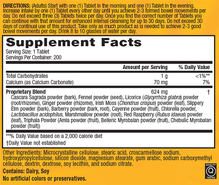 Nature's Secret Super Cleanse (1x200 TAB)