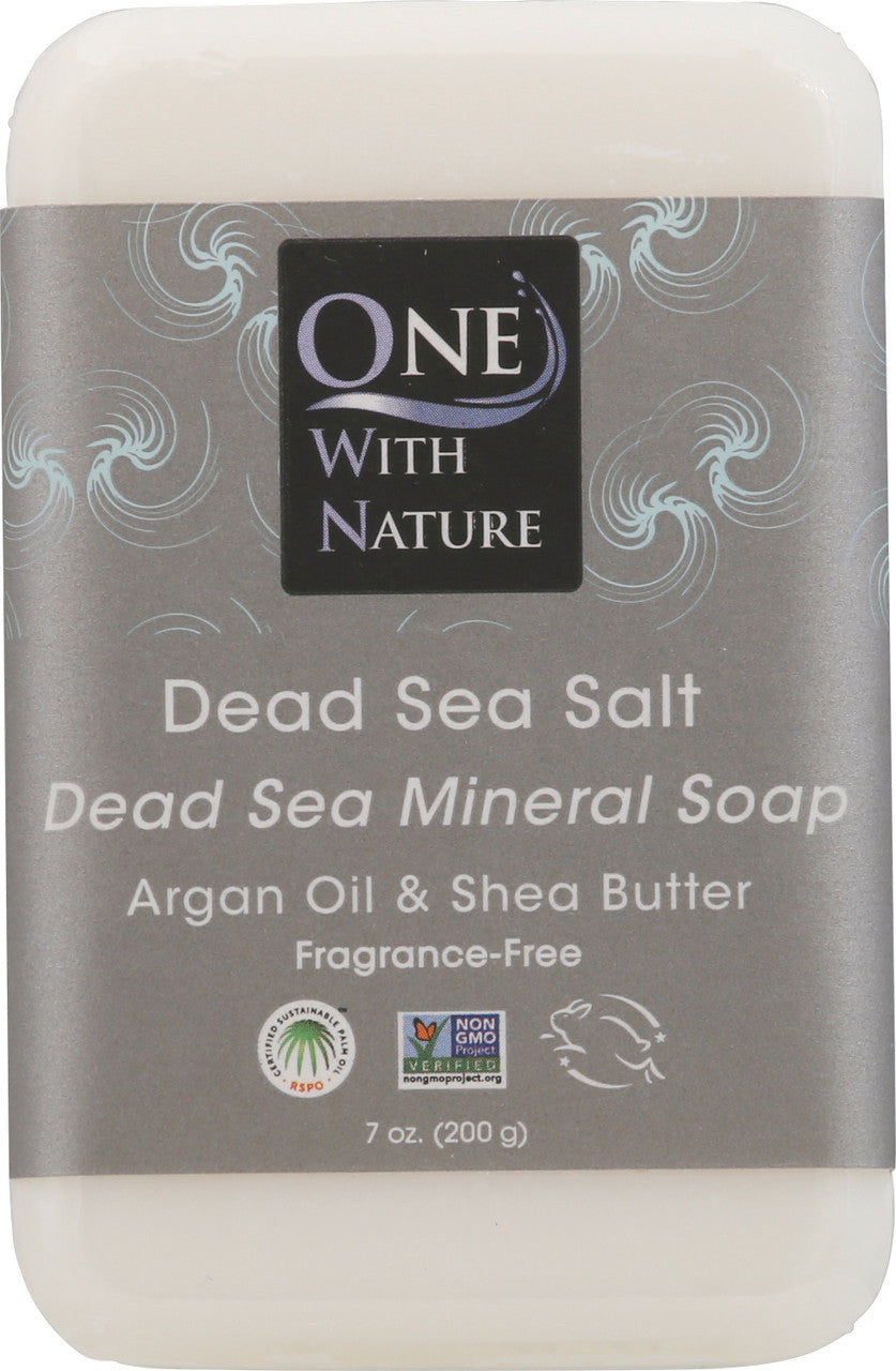 One With Nature Dead Sea Salt Soap (7Oz)