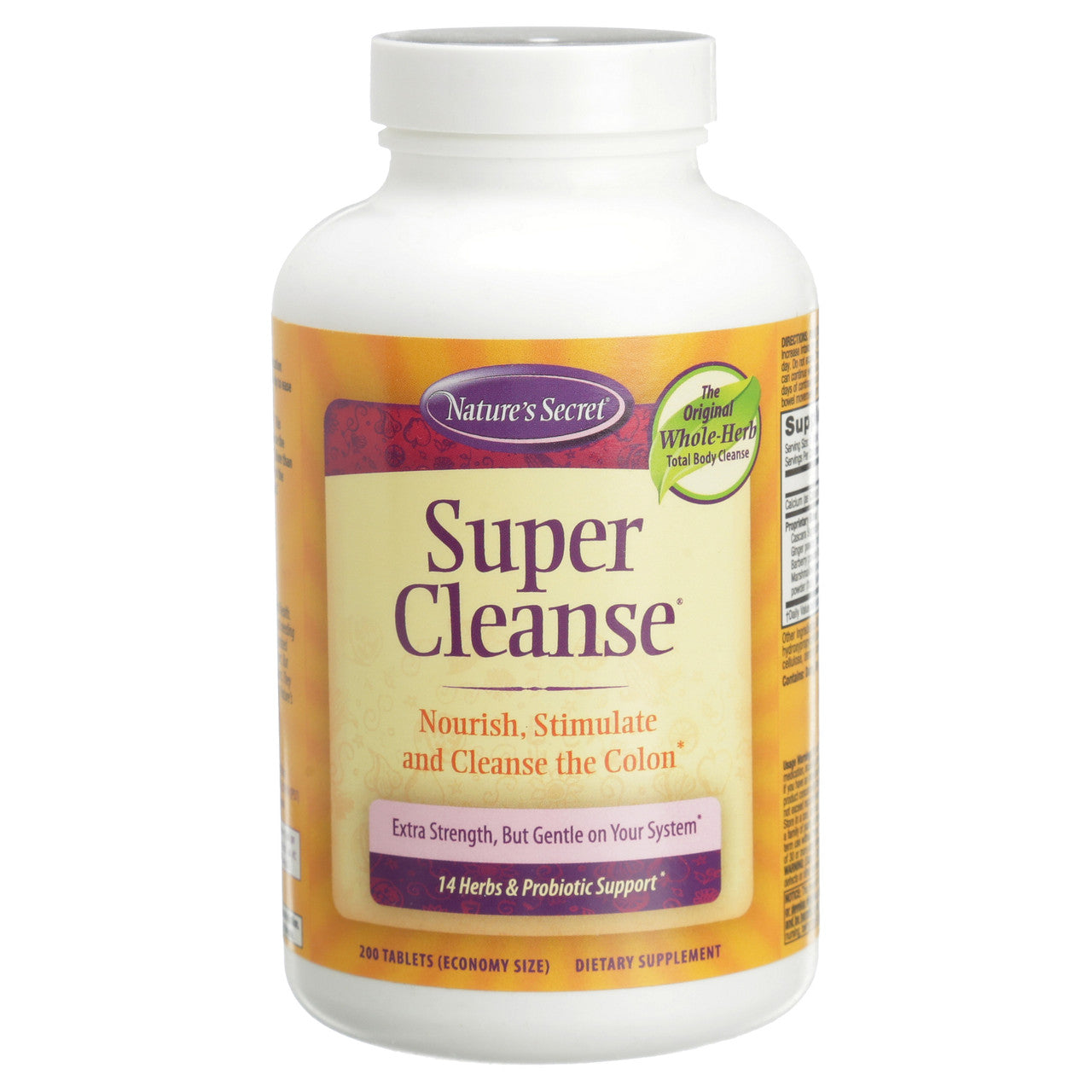 Nature's Secret Super Cleanse (1x200 TAB)