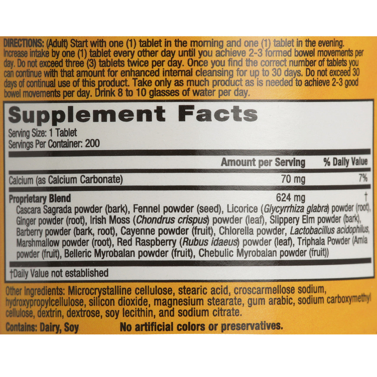 Nature's Secret Super Cleanse (1x200 TAB)