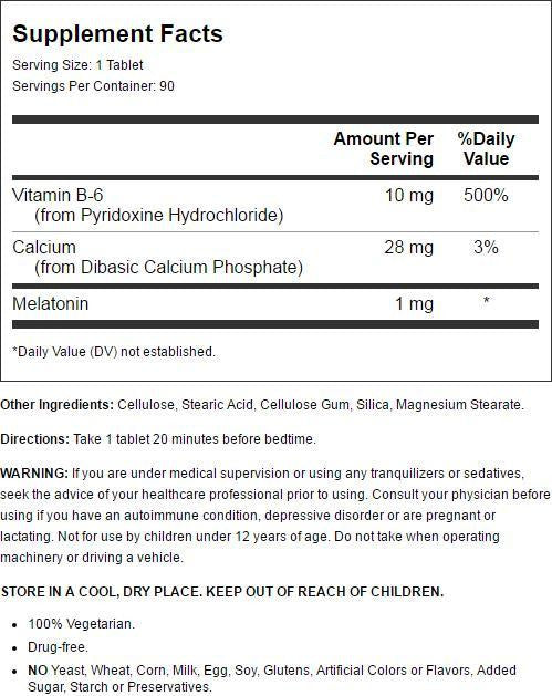 Natrol Melatonin 1 Mg (1x90 TAB)
